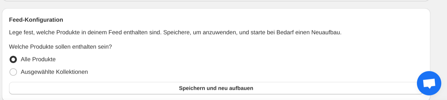Beispielhafte Feed-Konfiguration in Geizhals Sync